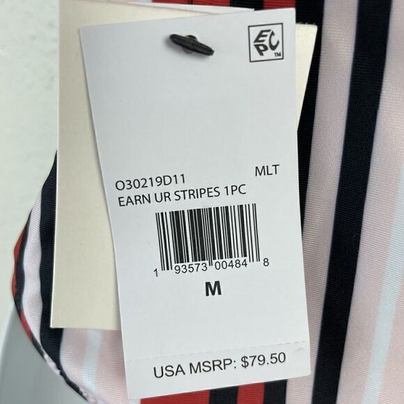 NWT Volcom One Piece Swim Suit Size M - Picture 6 of 6